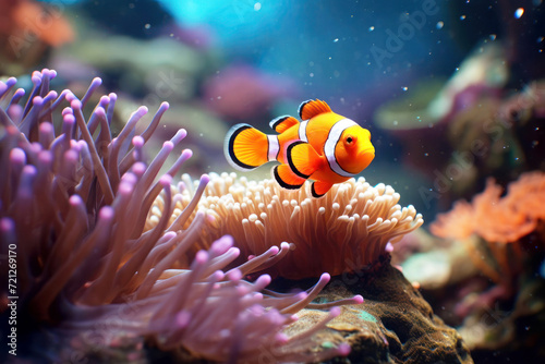 Anemone-a clown fish (Amphiprion percula)14