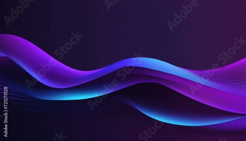 A wave of purple and blue colors