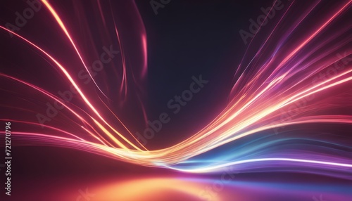 A blurry image of a colorful light
