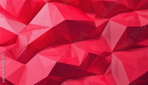 A red background with a pattern of triangles