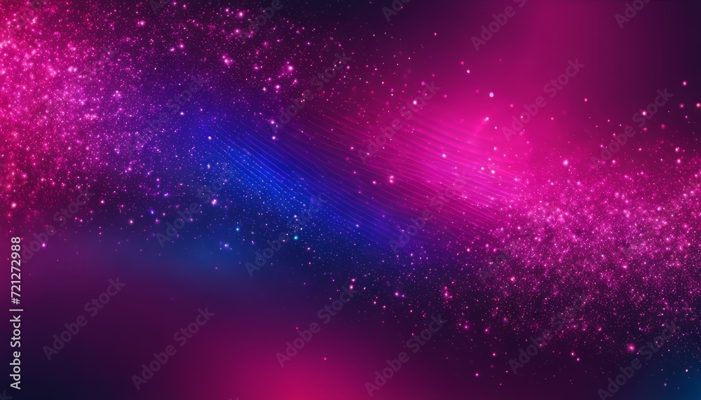A purple and blue starry background