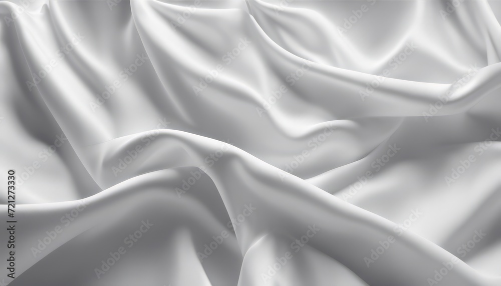 Obraz premium White fabric with a wrinkled texture