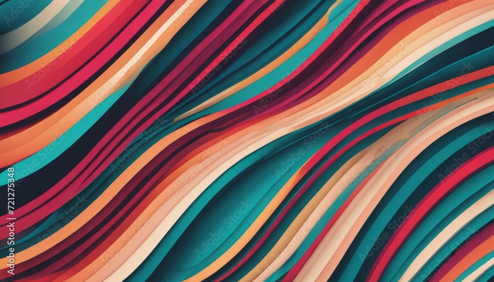 A colorful abstract painting of a wave A colorful abstract painting of a wave