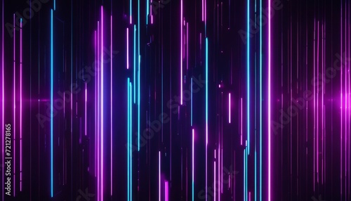 A purple and blue striped background