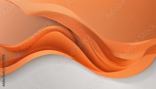 A wave of orange and white