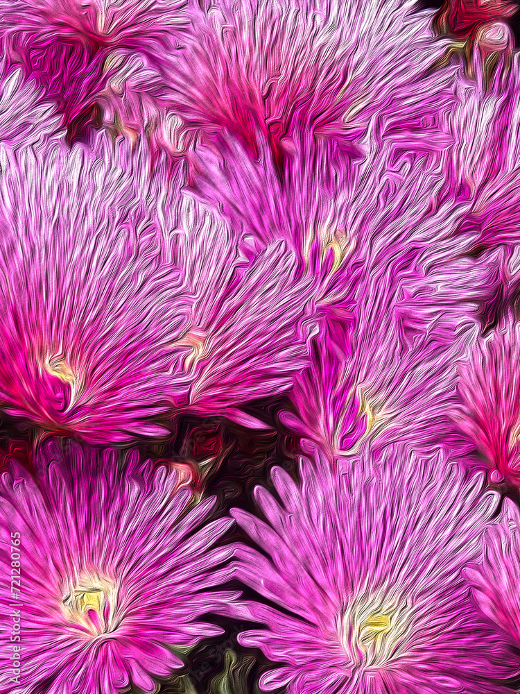 Obraz premium Abstract background - pink flowers