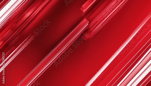 Red and white stripes on a banner