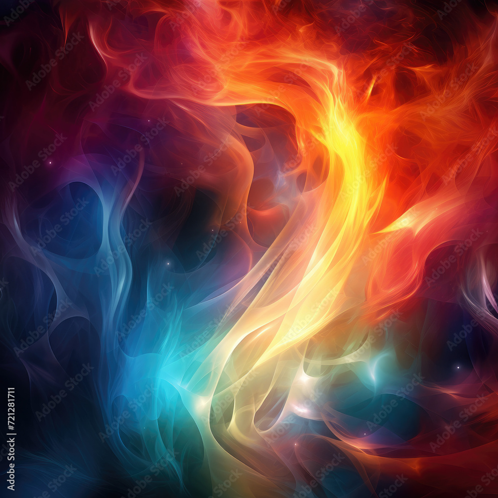 Fototapeta premium abstract background with flames