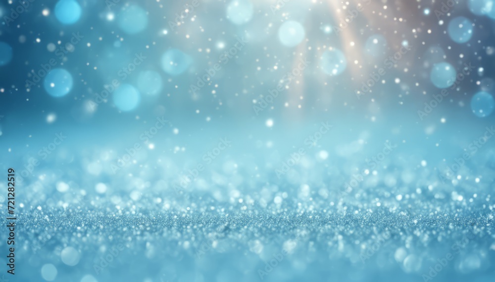 A blue background with sparkling white lights A blue background with sparkling white lights
