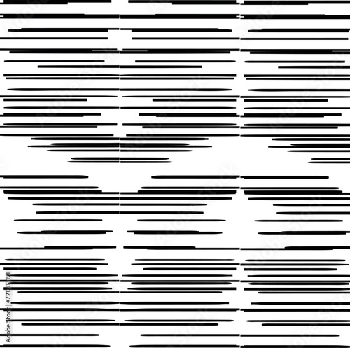 striped texture with cut vertical voids