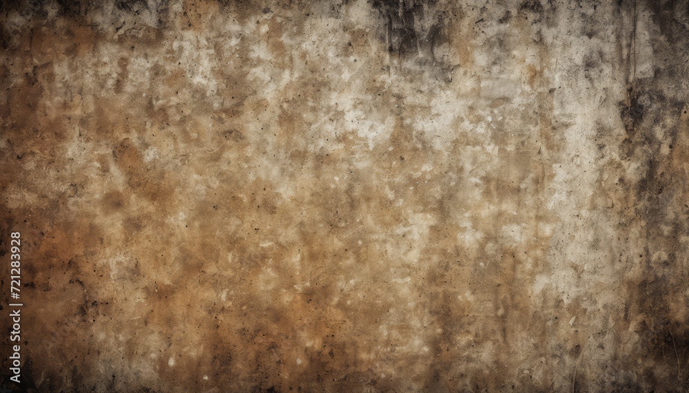 A wall with a dirty and stained surface