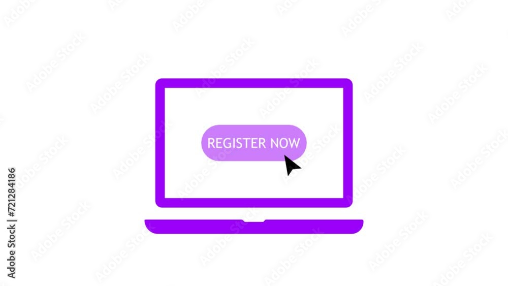 register now animation button in red color, animation button of register now on white background register now animation button in red color, animation button of register now on white background