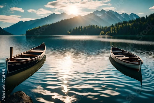 boats on lake
