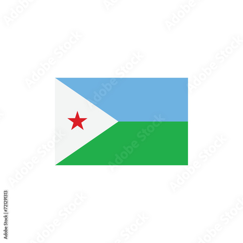 Free Download Flag of Djibouti vector symbol - GFXLoad