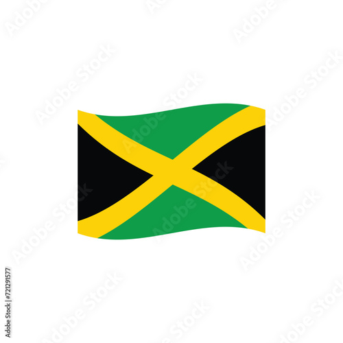 Flag of Jamaica vector symbol