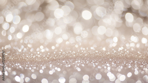 Abstract background, white glitter flow