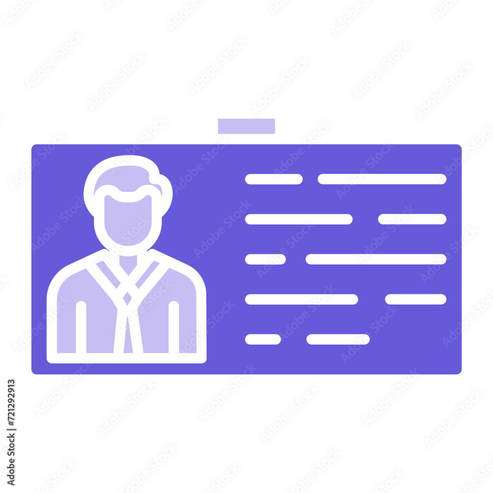 ID Card Icon of Business Startup iconset. ID Card Icon of Business Startup iconset.