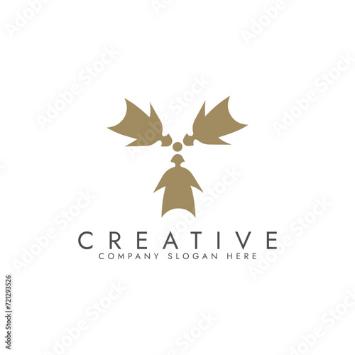 skydiver on a white background. Vector illustration Pro Vector