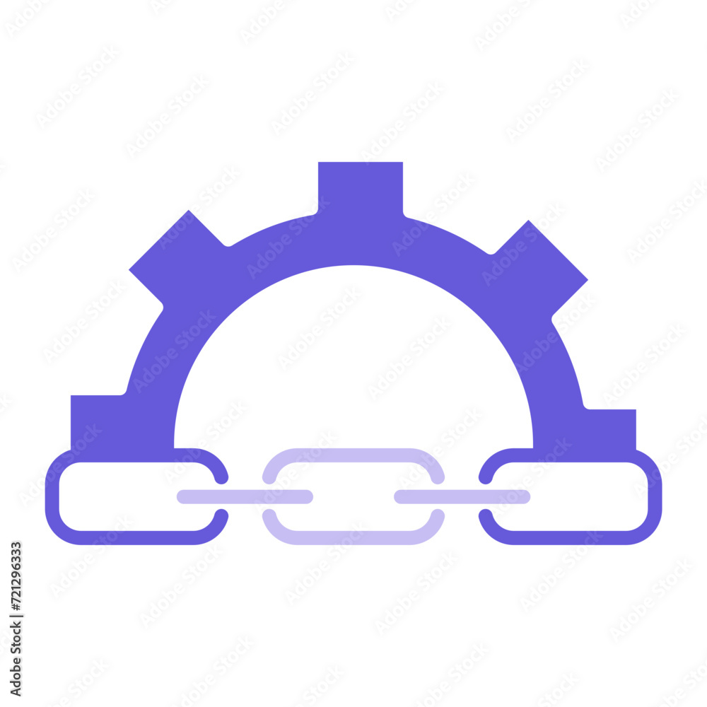 Obraz premium Supply Chain Icon