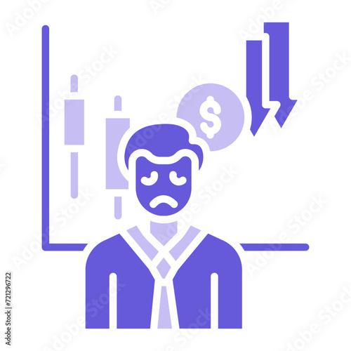 Businessman Sad Icon