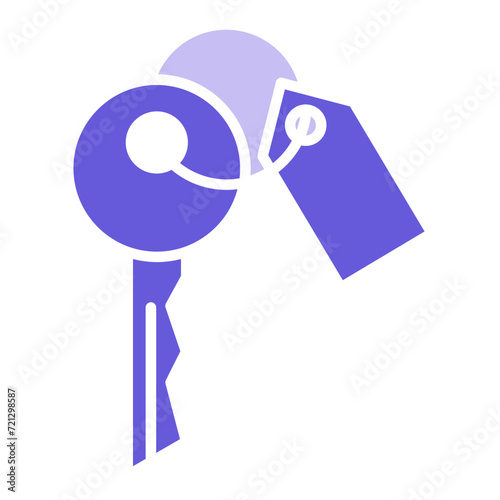 Room Key Icon of Hotel Management iconset.