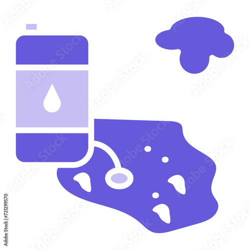 Oil Pollution Icon of Petrol Industry iconset.