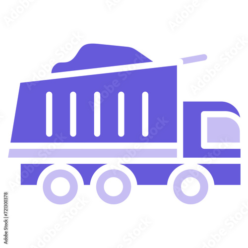 Dump Truck Icon of Engineering iconset.