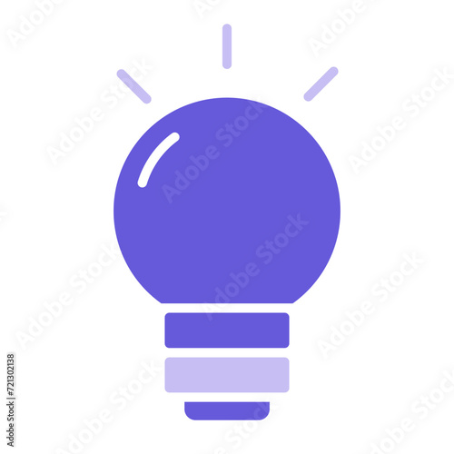 Lightbulb Icon of Computer and Hardware iconset.