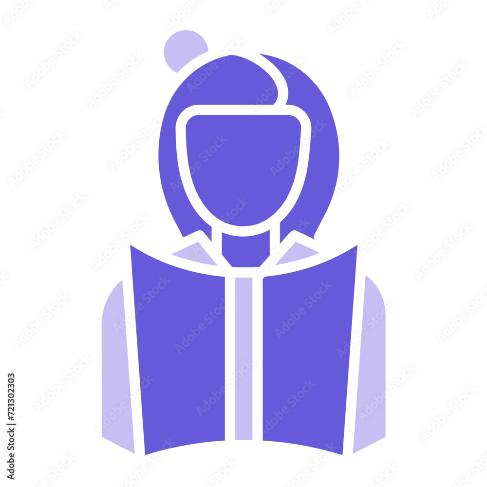 Obraz premium Women Reading Book Icon of Library iconset.
