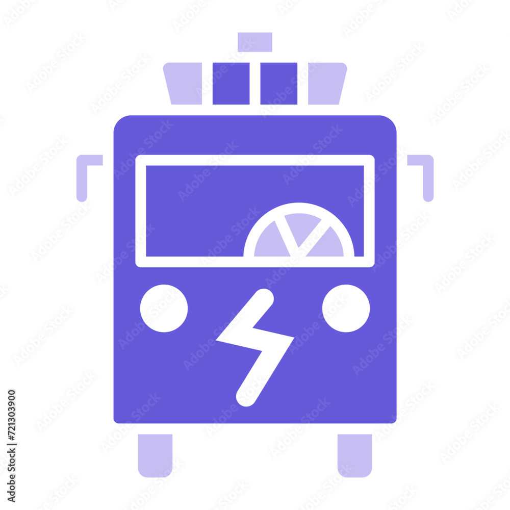 Electric Bus Icon of Smart City iconset. Electric Bus Icon of Smart City iconset.