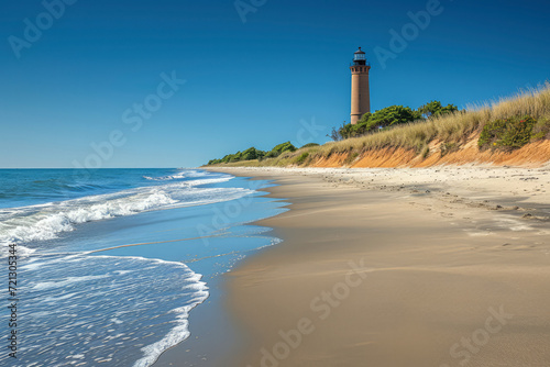 View of Lighthouse from the beach