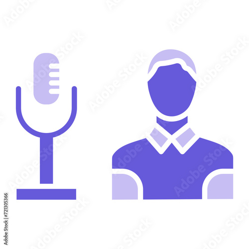 Singing Icon of Party and Celebration iconset.