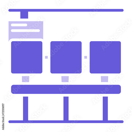 Airport Waiting Room Icon of Aviation iconset.