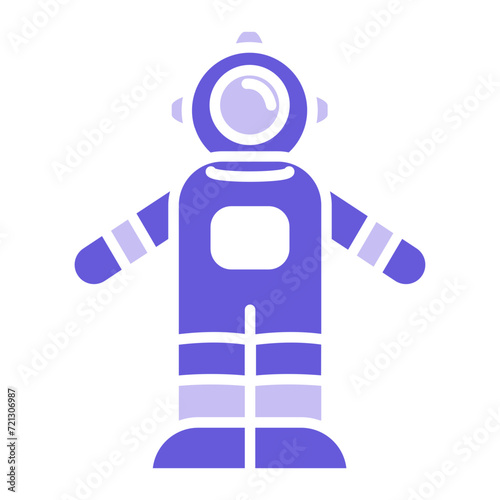 Astronaut Suit Icon of Space Technology iconset.