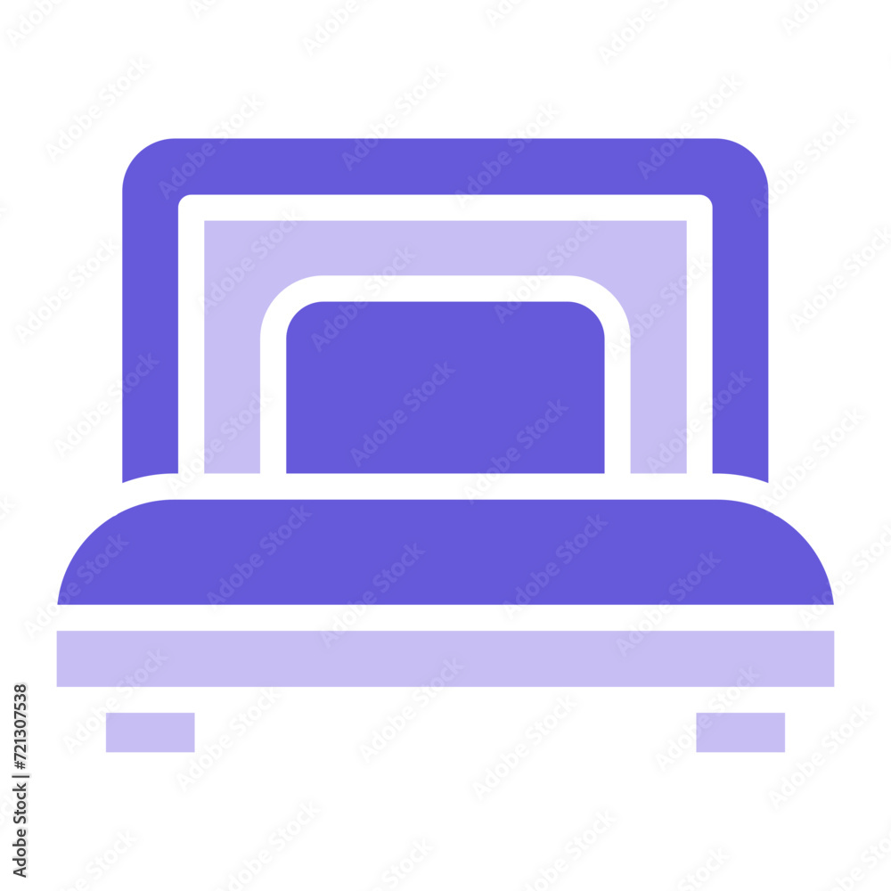 Single Bed Icon of Interior iconset. Single Bed Icon of Interior iconset.