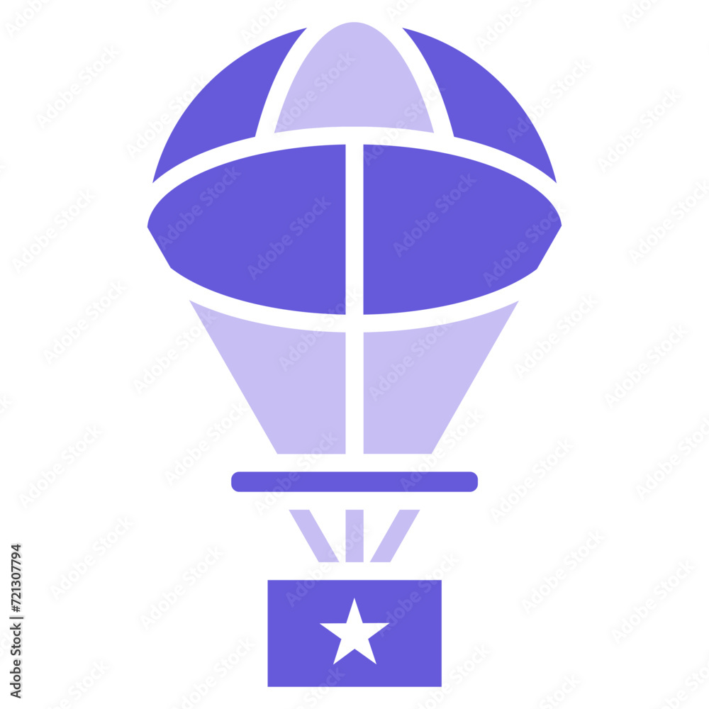 Army Parachute Icon of Military iconset.