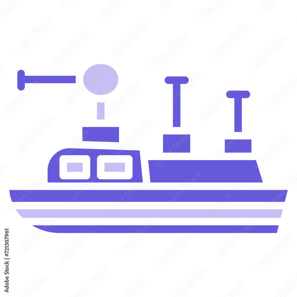 Obraz premium Army Ship Icon of Military iconset.