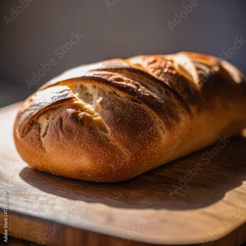 nutritious bread isolated on a board