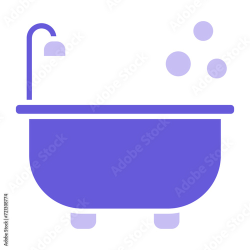 Bathtub Icon of Hygiene Routine iconset.