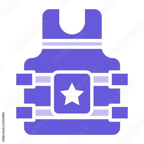 Bulletproof Vest Icon of Police iconset.