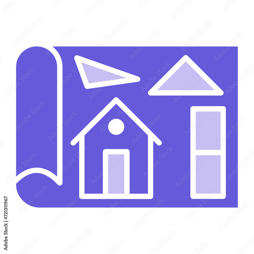House Plan Icon of Real Estate iconset. House Plan Icon of Real Estate iconset.