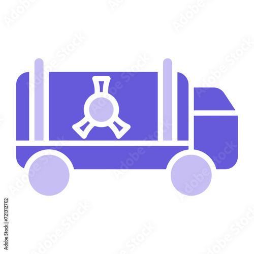 Nuclaer Truck Icon of Nuclear Energy iconset. photo