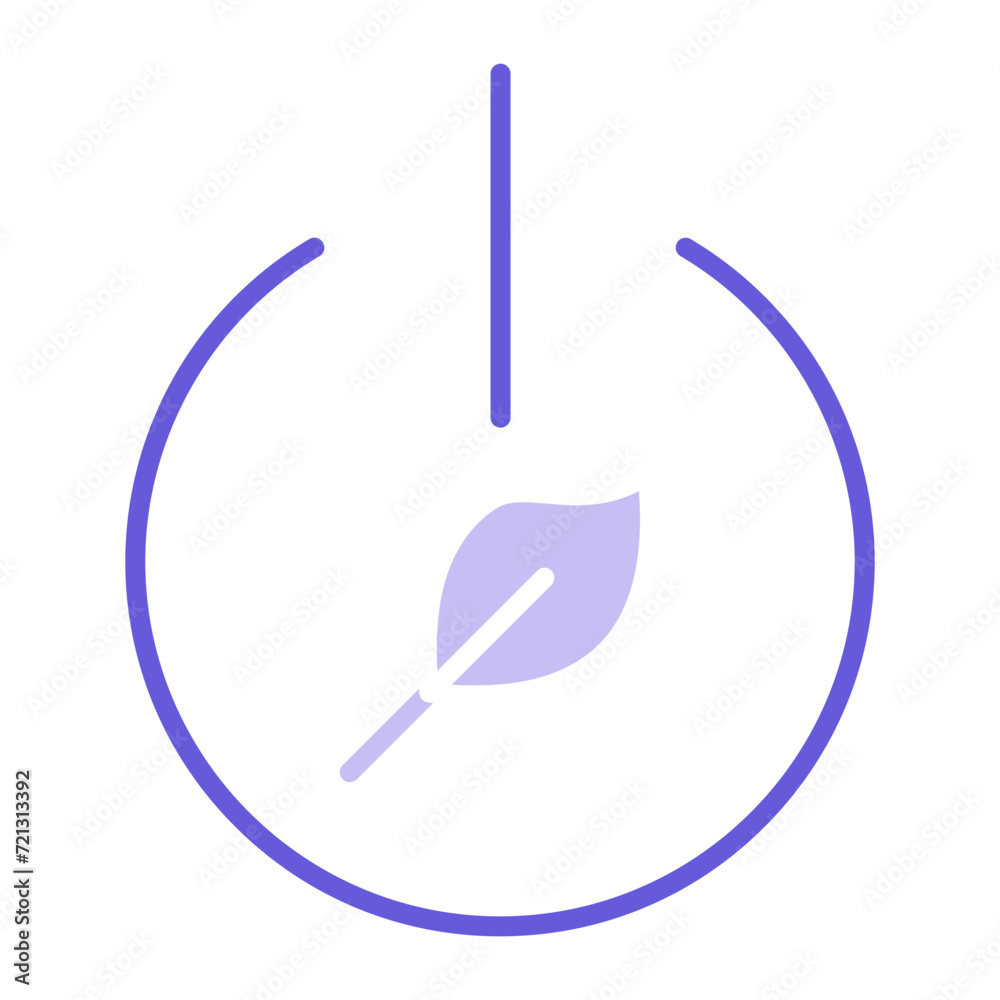 Eco Power Button Icon of Sustainable Energy iconset. Eco Power Button Icon of Sustainable Energy iconset.