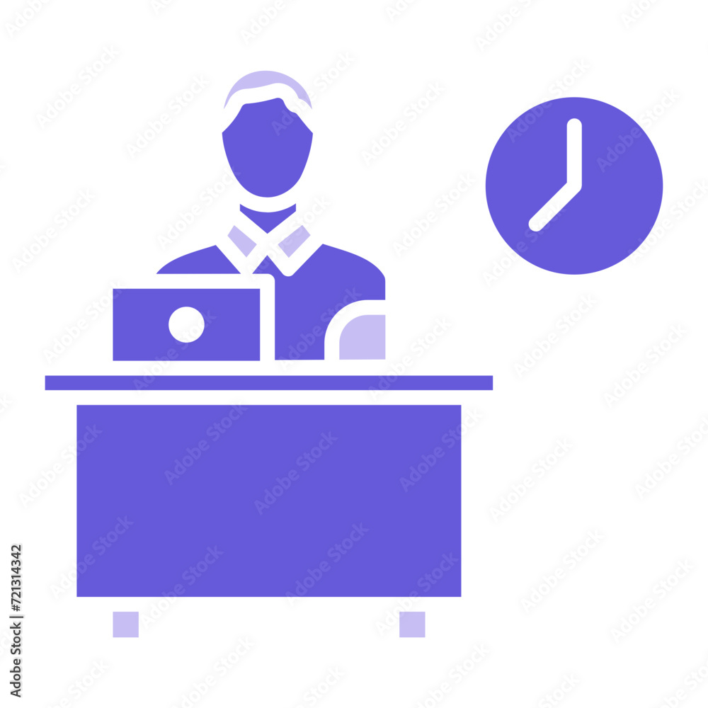 Study Table Icon of Learning iconset.