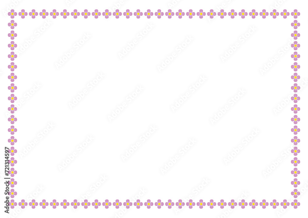 Vector Flower frame with space for your text or photo. Decorative Floral border frame. Vector Flower frame with space for your text or photo. Decorative Floral border frame.