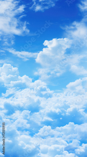 Blue sky background with tiny cloudsbe used as a background