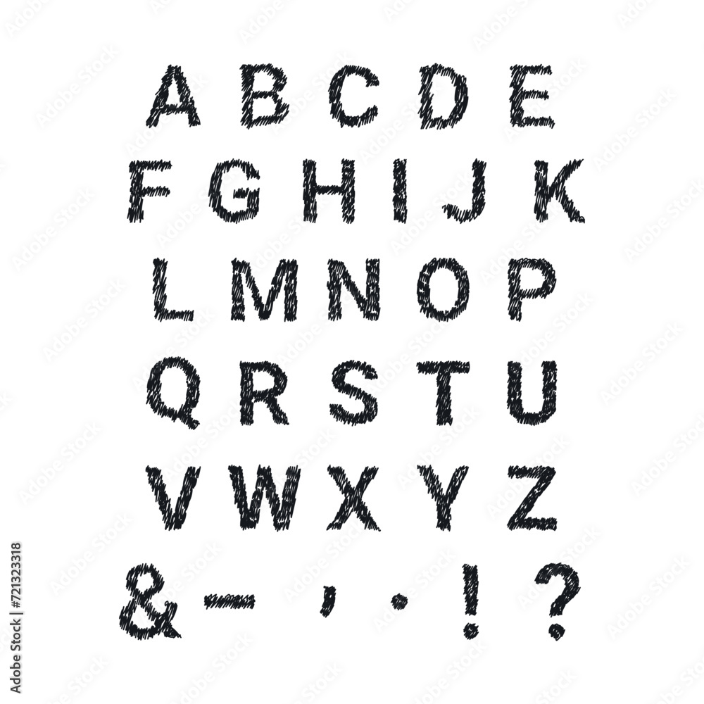 set of letters. Vector alphabet letters set, hand-drawn. Doodle illustration about school. Perfect for happy birthday design in childish style. set of letters. Vector alphabet letters set, hand-drawn. Doodle illustration about school. Perfect for happy birthday design in childish style.