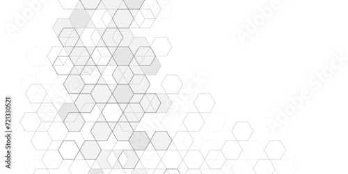 Abstract geometric technological background. Linear drawing. Vector illustration.