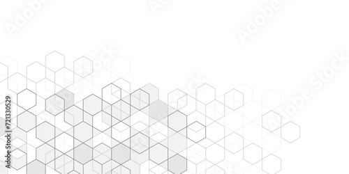 Abstract geometric technological background. Linear drawing. Vector illustration.
