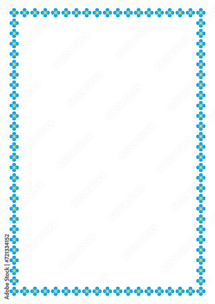 Vector Flower frame with space for your text or photo. Decorative Floral border frame. Vector Flower frame with space for your text or photo. Decorative Floral border frame.